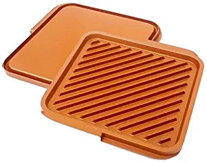 Gotham Steel Double Grill As Seen On TV 11.5" Width