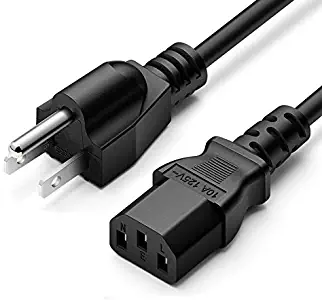 AC Power Cord Fit for ION iPA76C iPA76A iPA76S IPA23, ION Block Rocker, Job Rocker, Block Party Live, Explorer Portable Speaker System 3-Prong Universal Wall Cable: NEMA 5-15P to IEC320C13 UL Listed