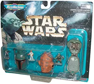 Star Wars Micro Machines Mini w Boba Fett Admiral Ackbar & Gamorrean Guard