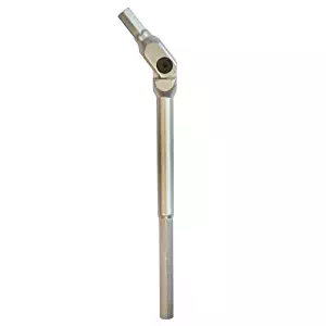 Bondhus 88764 5mm HEX-PRO Pivot Head Wrench, Length: 121mm, Chrome