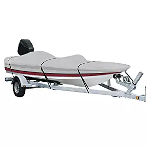 AmazonBasics Boat Cover for V-Hull Runabouts and Bass Boats