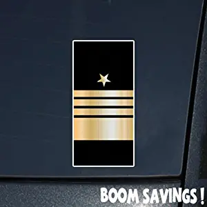 US Navy Sleeve Admiral 6" Decal Sticker