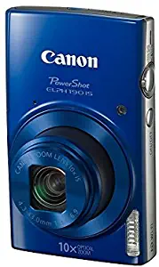 Canon PowerShot ELPH 190 Digital Camera w/ 10x Optical Zoom and Image Stabilization - Wi-Fi & NFC Enabled (Blue)