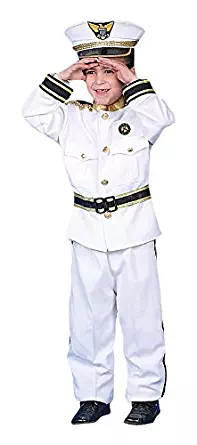 Deluxe Navy Admiral Costume Set