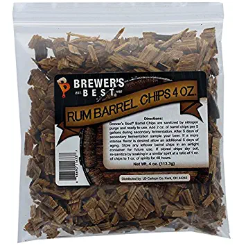 Brewer's Best Barrel Chips Rum Barrel - 4 Ounces