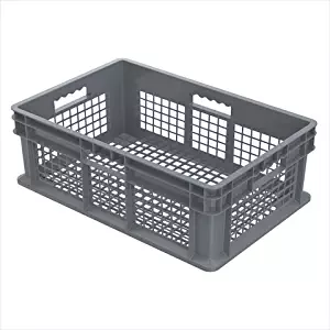 Straight Wall Container [Set of 4] Color: Gray