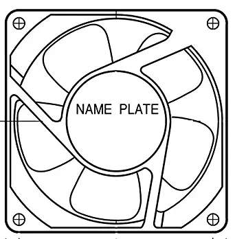 NMB TECHNOLOGIES 4715MS-12W-B30-A00 AXIAL FAN, 119MM, 115VAC, 160mA