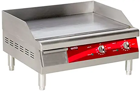 Avantco EG16N 16" Electric Countertop Griddle - 120V, 1750W Commercial Restaurant Countertop Grill Temperture Control Food Steak Oven BBQ (16")