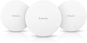 EnGenius Technologies EWS330AP-3PACK (3) 802.11AC Wave 2, Concurrent Dual-Band, Compact Size Wireless Access Point, Standard PoE (Power Adapter NOT Included)