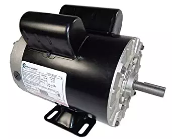 5 HP SPL 3450rpm P56 Frame 230 Volts Replacement Air Compressor Motor - Century Motor # B385