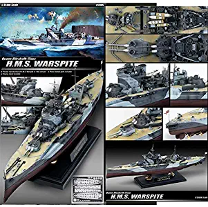 Academy Hobby Model Kits Scale Model : Battle Ships & Aircraft Carrier Kits (1/350 H.M.S. WARSPITE)