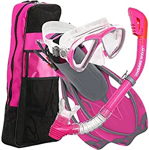 US Divers Premium Beli LX Lady Snorkeling Set, Small/Medium