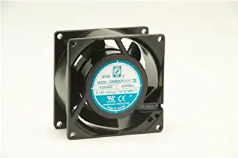 OA80AP-11-3TB | 115 VAC | 80x80x38mm | 17 CFM | 18dBA | 1600 RPM | 5 W | Terminals |Crosses: SU2C5 (Comair-Rotron), 3115PS-12T-B10 (NMB) and 126LH-0182-000 (Etri)