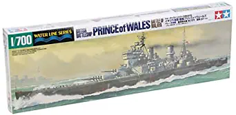 Tamiya 31615 1/700 British Battleship Prince of Wales Plastic Model Kit