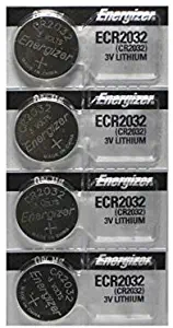 Pack of 4 -- Energizer Cr2032 3v Lithium Coin Cell Battery Dl2032 Ecr2032