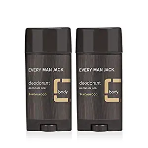 Every Man Jack Deodorant Twin Pack Sandalwood