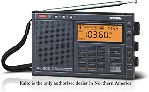 Tecsun PL-600 AM/FM/LW SSB Shortwave Radio, Black