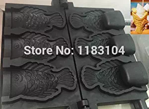 Free Shipping to Indonesia/Malaysia/Singapore/Thailand/Philippines/Vietnam Deep Mouth Icecream Taiyaki Waffle Maker Iron Machine