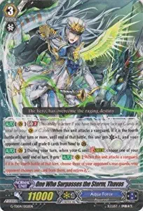 Cardfight!! Vanguard TCG - One Who Surpasses the Storm, Thavas (G-TD04/002) - G Trial Deck 4: Blue Cavalry of the Divine Marine Spirits