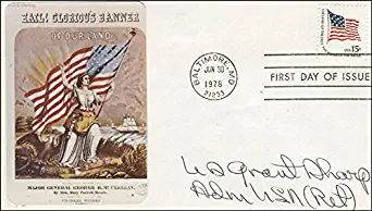 Admiral U.S. Grant Sharp - First Day Cover Signed