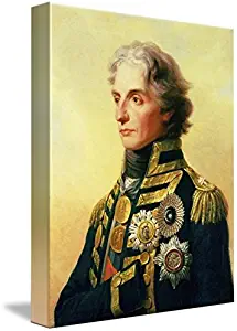 Imagekind Canvas Wall Art Print Decor Entitled Portrait of Lord Horatio Nelson by Friedrich Heinr by The Fine Art Masters | 11 x 14