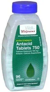 Walgreens Antacid Chewable Tablets Extra, Wintergreen, 96 ea by Walgreens