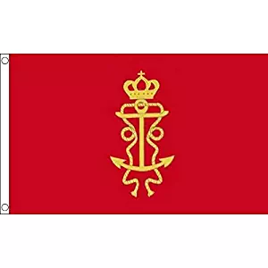 AZ FLAG James II Lord High Admiral Masthead 1686 Flag 3' x 5' - Bristish Historic Flags 90 x 150 cm - Banner 3x5 ft