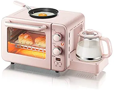 Multifunction 3 In 1 Breakfast Machine Toaster 8L Electric Mini Oven Coffee Maker Eggs Frying Pan Household Bread Pizza Oven Grill