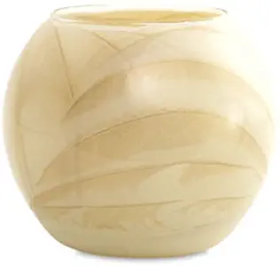 Northern Lights Candles Esque Polished Globe - 4 inch Ivory