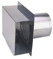 Z-Flex Z-Vent 4" Termination Box with 4" Sleeve Stainless Steel (2SVSRTF04)