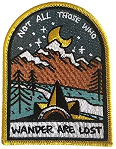 O'Houlihans - Not all Those Who Wander are Lost Iron on Patch