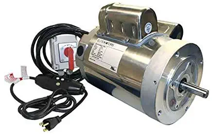 Elite 1 1/2 HP Stainless Steel C-Face Boat Lift Motor - Momentary Switch / 220v / 16 ft. Control Cable