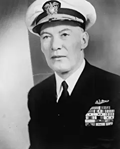 1957 photo Vice-Admiral Roscoe H. Hillenkoetter, executive vice-president of e1