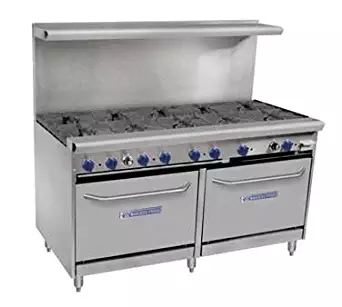 Bakers Pride 60-BPV-10B-S26 60" 10 Burner Gas Range