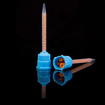 Mixing Tip Crown & Bridge Light Blue/Orange 50/PK