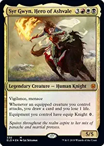 Magic: The Gathering - Syr Gwyn, Hero of Ashvale - Foil - Brawl Deck Exclusive - Throne of Eldraine