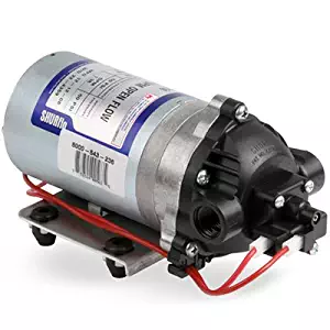 Pentair SHURflo 8000-543-236 Automatic-Demand Diaphragm Pump, 1.8 GPM With Viton Valves, Santoprene Diaphragm, 50 PSI Demand Switch, 12V, 3/8" NPT Female Port