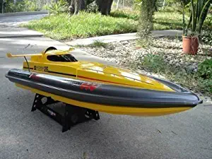 32" Yellow High Performance Majesty 800S Radio Remote Control Electric EP RC Racing Speed Boat RC RTR