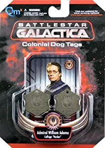 Battlestar Galactica Colonial Dog Tags Admiral William Adama Callsign Husker