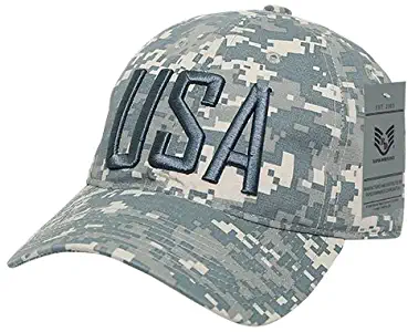 Rapiddominance Relaxed Ripstop Cap, USA Text, Army Combat Uniform