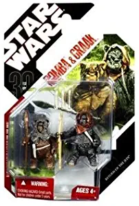 Star Wars - 08 Packaging with Stand - Romba and Graak (Ewoks)