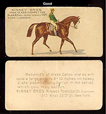 1890 Kinney N230 Famous Running Horses (English) (Non-Sports) Card# 3 blair athol Good Condition