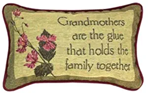 Manual 12.5 x 8.5-Inch Decorative Throw Pillow, Grandmothers Are the Glue