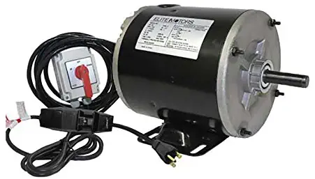 Elite 3/4 HP Painted 56 Frame Boat Lift Motor - Maintained Switch / 220v / 16 ft. Control Cable