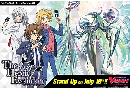 Cardfight Vanguard VGE-V-EB07-EN V-The Heroic Evolution Extra Booster Display Box of 12 Packets