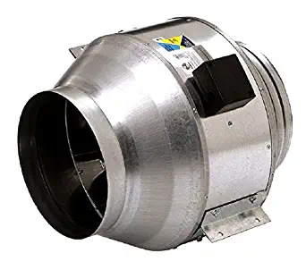 Fantech FKD 8XL Inline Mixed Flow Duct Fan, 836 Cfm, 115/1/60, 8"