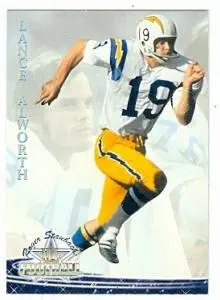 Lance Alworth football card (San Diego Chargers) 1994 Staubach Football #53