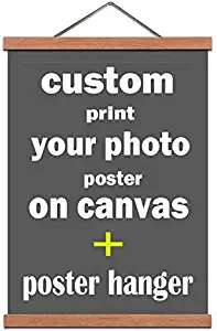 diynshop Poster Frame- Magnetic Poster Hanger Frame-Photo to Canvas-Your Image Turn Into Canvas Art Print-Custom Canvas Prints-16(40cm)-Include Photo to Canvas Print-