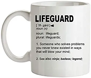Life Guard Gifts, Lifeguard Mug, Coast Guard Gift Idea, Funny coffee mug for men and women