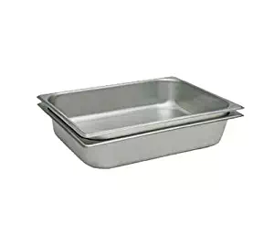 Update International STP-502 Steam Table Pan, 25 Gauge, Half Size, 2.5-" Deep